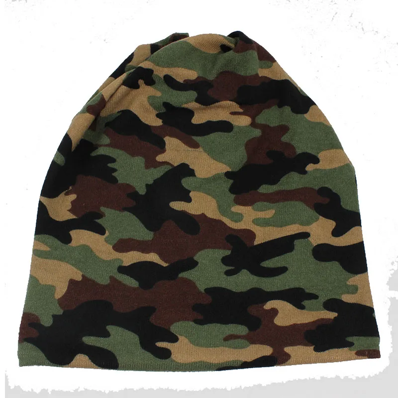 LOVINGSHA осень зима тонкий многофункциональный для женщин Skullies шапочки Камуфляжный дизайн шапки для мужчин Мода Feminino шарф HT110