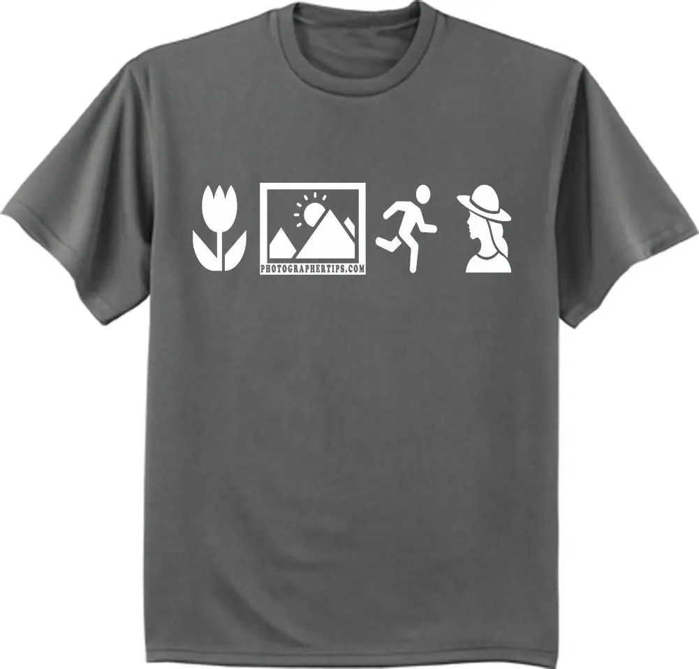 Камера меню футболка для фотографа Профессиональная фотография рубашка идея