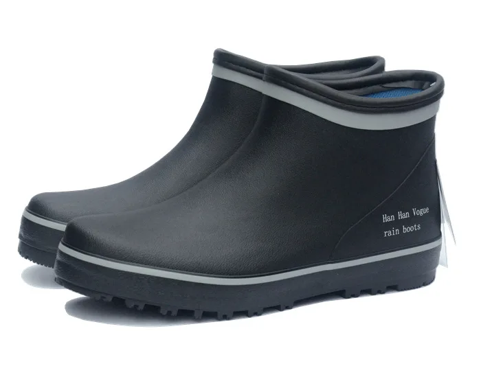 Мужские резиновые сапоги мужские короткие водонепроницаемые для рыбалки| |