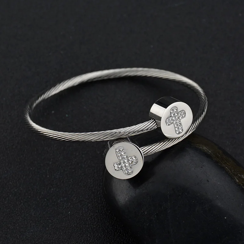 Женский браслет регулируемый из нержавеющей стали|bangle bracelet|steel bangle braceletsstainless steel