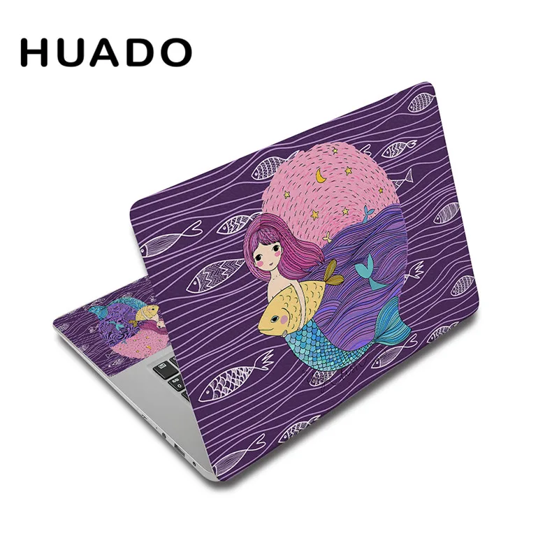 Cartoon Laptop skin notebook stickers for 15" 15.6" 13" 13.3" 14" computer sticker for macbook/ hp/ acer/ xiaomi - Цвет: laptop skin