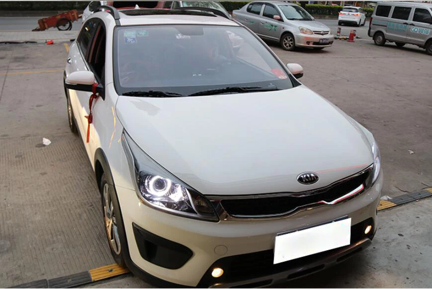 1set Bumper head lamp for KIA K2 Headlight~2019y car accessories,Front light for kia k2 rio headlamp fog