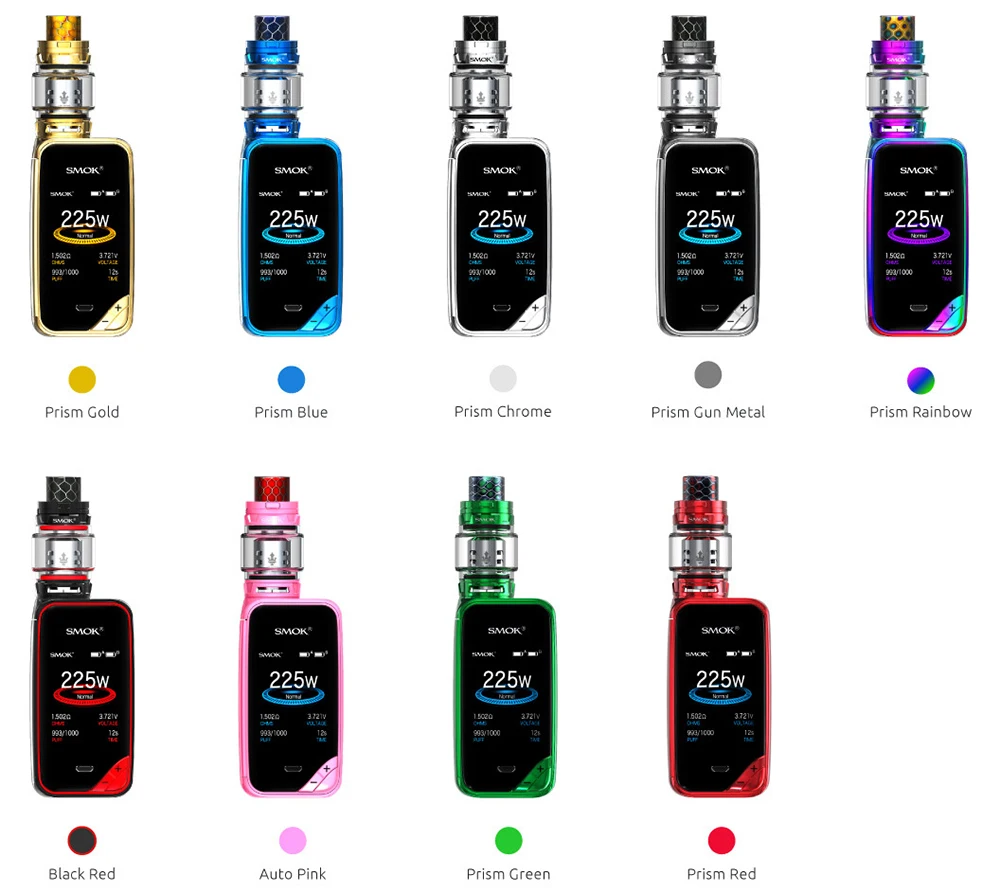 SMOK X-priv комплект с 8 мл TFV12 Prince Tank Vaporizer 225 Вт X priv Mod электронная сигарета SMOK VAPE Kit VS G-priv 2