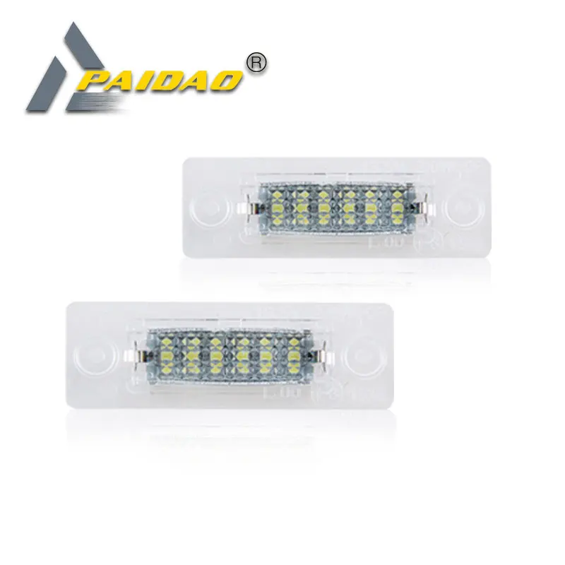 Безошибочный 18 светодиодный s 2835 SMD Автомобильный фонарь для номерного знака 6500K