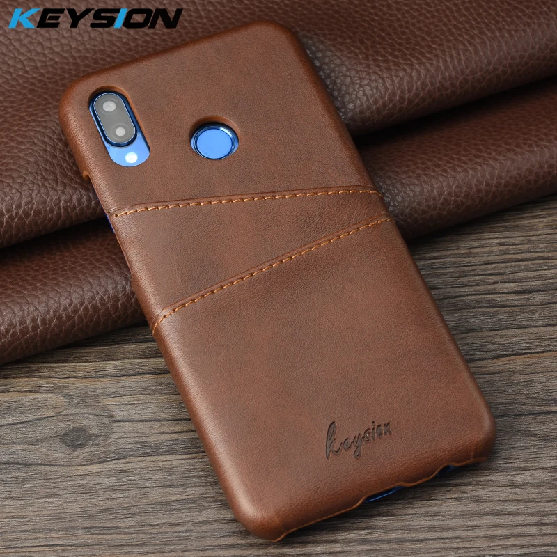 Чехол KEYSION для телефона Huawei P20 Lite кожаный роскошный винтажный кошелек с