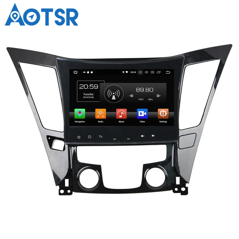 

Aotsr Android 8.0 7.1 GPS navigation Car DVD Player For Hyundai Sonata 2011-2013 multimedia radio recorder 2 DIN 4GB+32GB