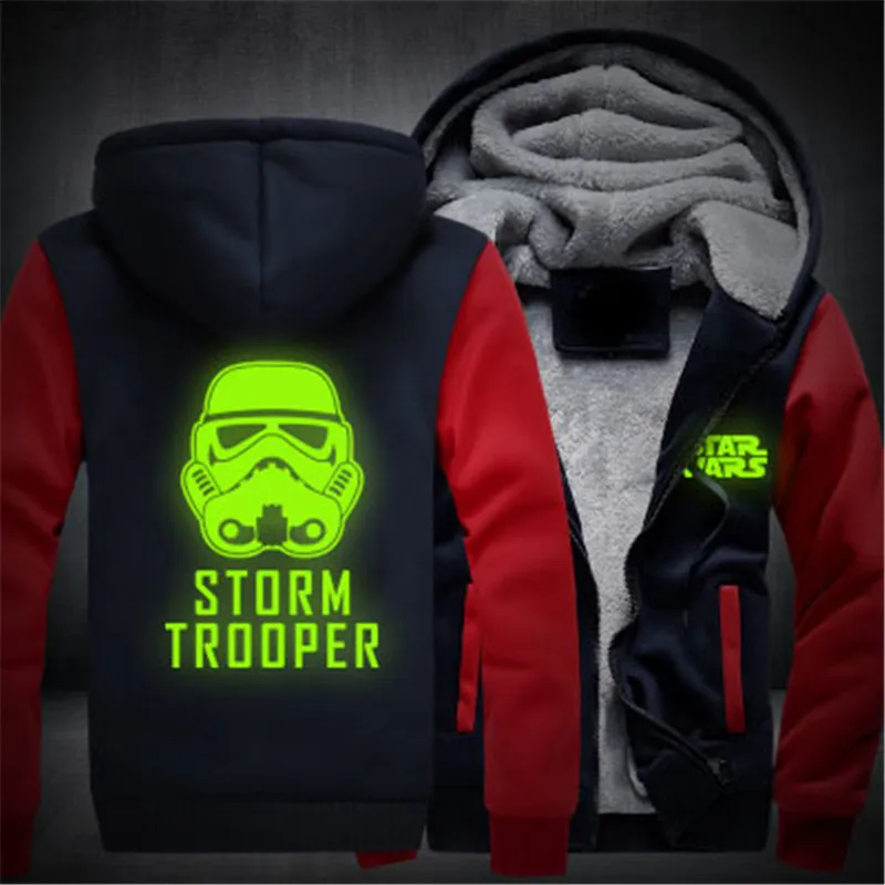 Dropshiping Для мужчин женщин Star Wars Hoodie Дарт Вейдер рыцаря Зимние флисовые кофты