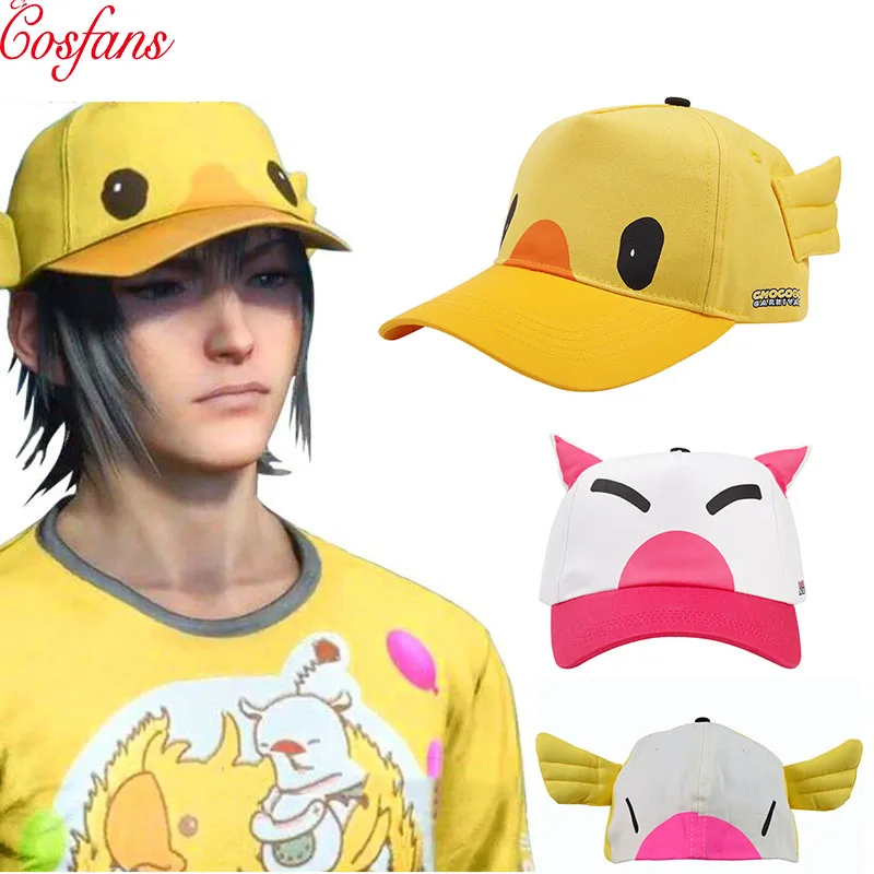 3 цвета Final Fantasy XV Noctis Lucis Caelum Карнавальная Кепка Moogle Chocobo FF15 шляпа аксессуары для