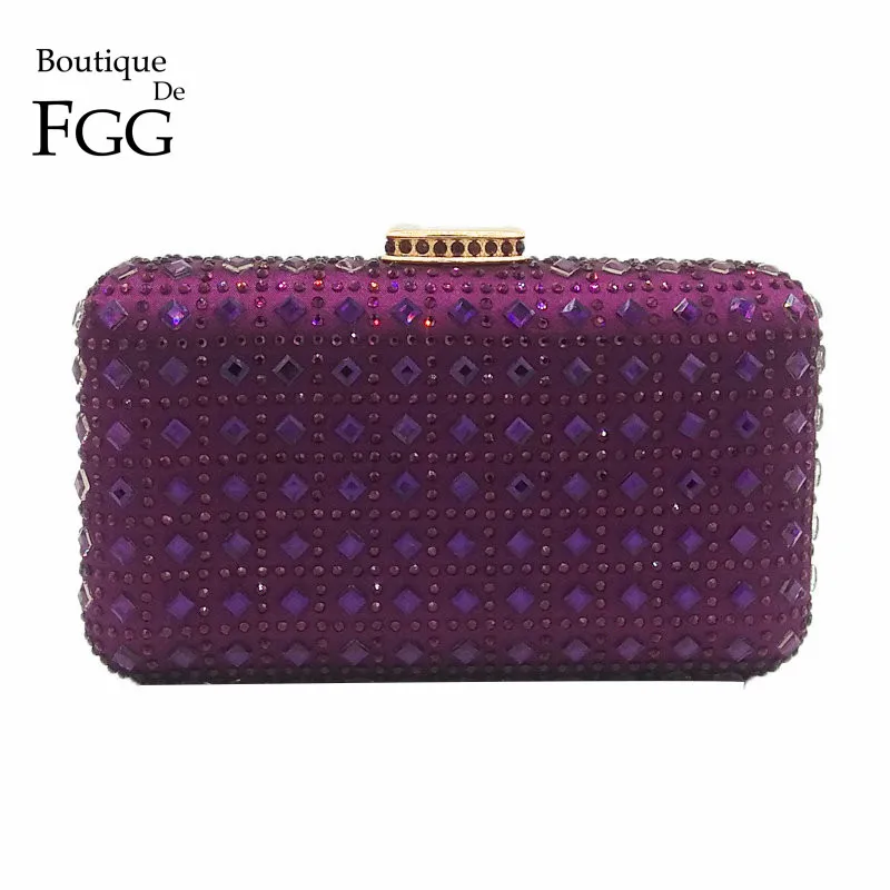 Boutique De FGG розовый клатч с кристаллами цвета шампанского, вечерняя сумочка, женские свадебные сумочки с бриллиантами, сумка для невесты