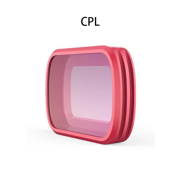 1 PC CPL PGYTECH OSMO Карманный светло-красный набор фильтров для подводного плавания(Pro) фильтр для дайвинга для OSMO карманные аксессуары для Кардана DJI OSMO карманный фильтр - Color: 1 PC CPL