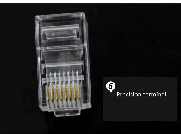 LAOA RJ45 подключение к сети, 8P8C Разъем сетевого кабеля 50 шт./100 шт