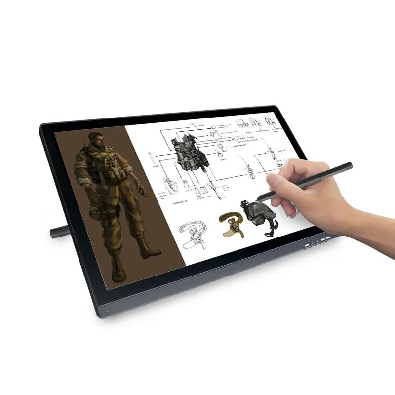 BOSSTOUCH A220B 21.5 Дюймов Графический Рисунок Монитор Перьевой Дисплей IPS СВЕТОДИОДНЫЕ