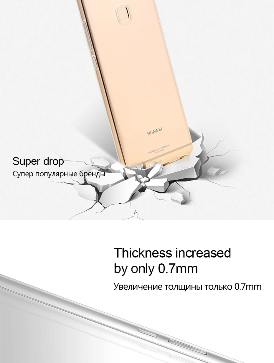 Чехлы на заднюю панель телефона для huawei P10/P10 Lite/P10 Plus силиконовый чехол тонкий прозрачный противоударный мягкий ТПУ P10Lite P10Plus
