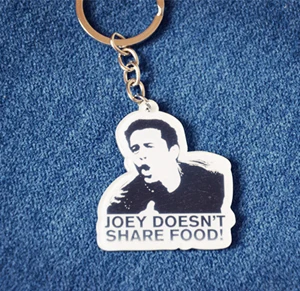 Joey ТВ Шоу друзья персонажи мультфильма акриловые брелки брелок аксессуары коллекционные брелки цепи подвески ювелирные изделия - Цвет: Joey