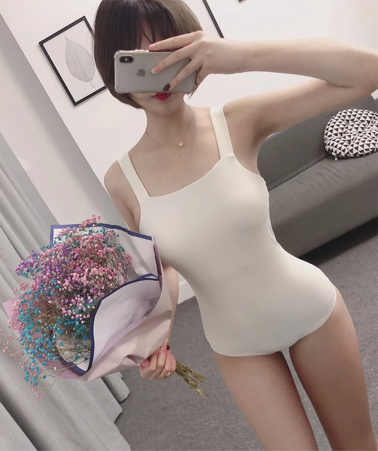 Syswimwear бренд Для женщин пикантные Цельный купальник Белый спортивный купальник для бассейна горячие девушки милые пляжная одежда ванный комплект