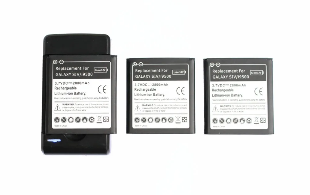 Сменный аккумулятор Ciszean 3x2800 мАч EB485760LU B600BC B600BE + зарядное устройство для Samsung Galaxy S4