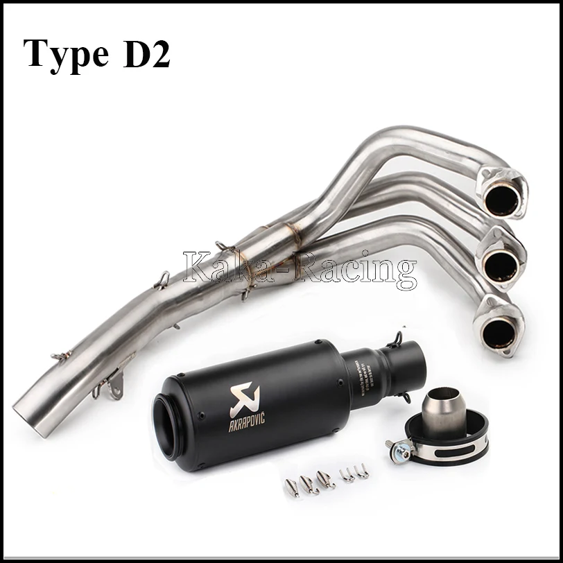 Для Yamaha MT09 FZ09 мотоцикл Akrapovic глушитель полная система без шнуровки передняя Труба