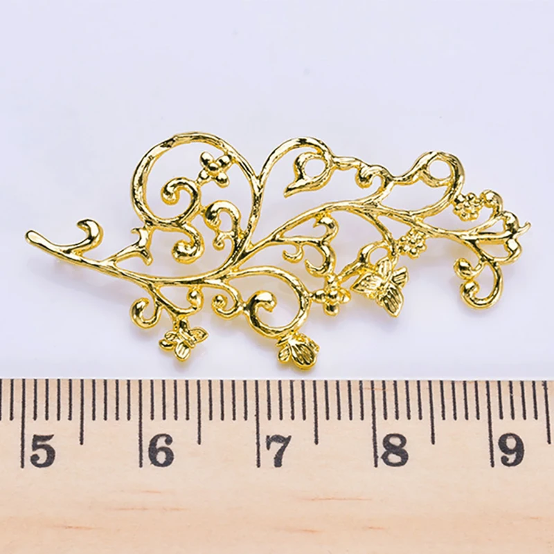 

2pcs Gold Plated No Fade Bother Hairpin Hair Kanzashi Accessories Jewelry Fittings