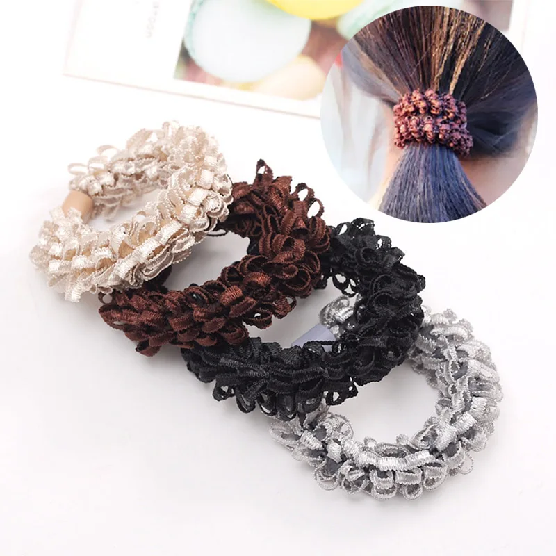

Hot Sale 1PC Fashion Elastic Hair Band For Women Hair Rope Graceful Women Girls Rubber Band
