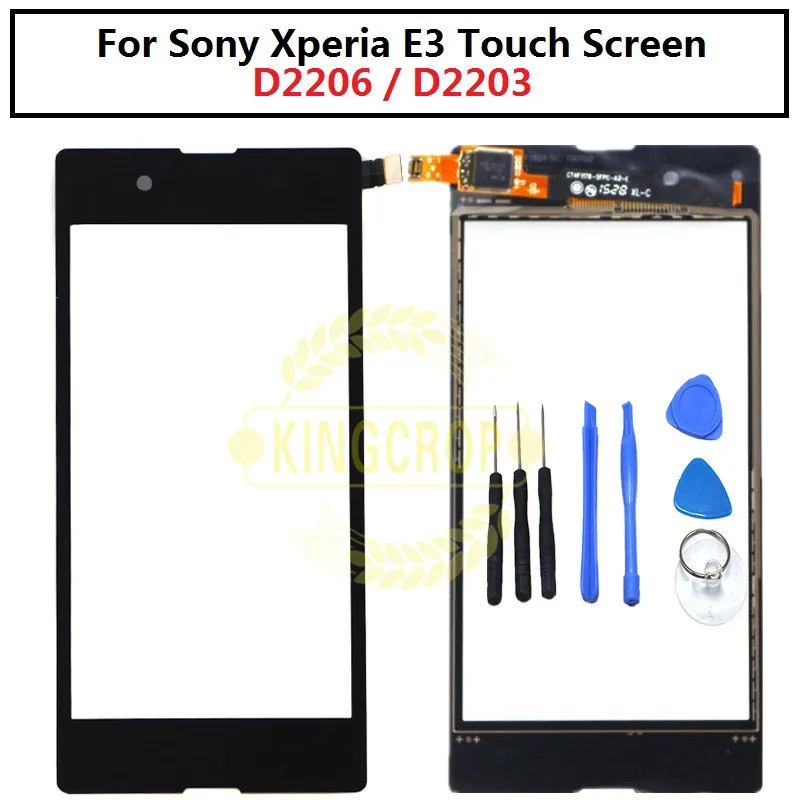 Новый сенсорный экран для Sony Xperia E3 D2206 D2203 Сенсорная панель Датчик дигитайзер