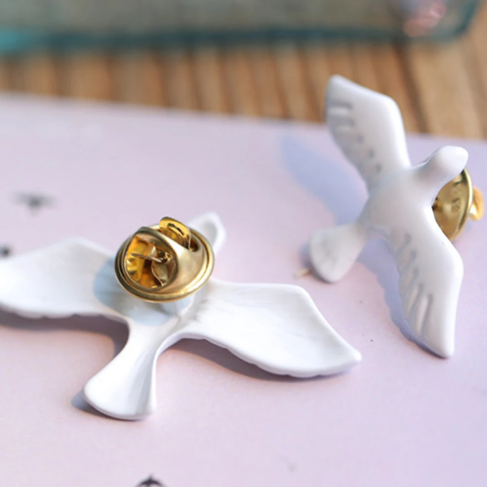 Fashion Sweater Clip Lapel Animal Pin Collar Alloy Breastpin Cartoon Decor Unique Brooch Enamel Jewelry | Украшения и аксессуары
