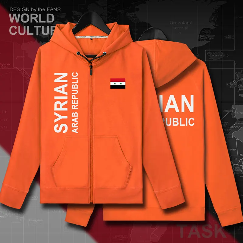 01zipper-orange-thin SYR арабский мужской худи из флиса, Зимние трикотажные мужские куртки и пальто, спортивный костюм, одежда nation - Цвет: 01zipper-orange-thin