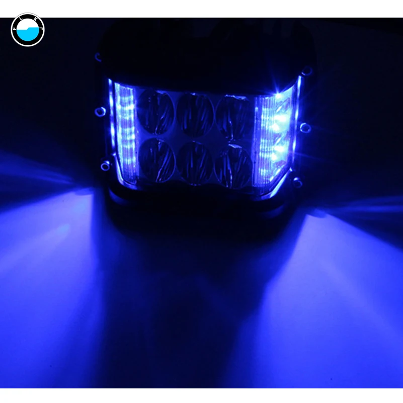 Goedkoop 21 Paar/2 Stuks Side Shooter Dual Led Cube Werk Licht Voor Suv Truck Auto Atv 4 Inch 3 Side Shot Pod Cubes Led 'S Werk Licht.