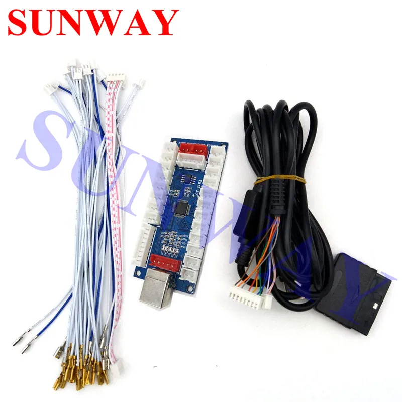 4 в 1 PS2/PS3/PC/ XBOX360 Аркада pcb джойстик USB аркадный кодировщик borad к ПК Джойстик Sanwa для