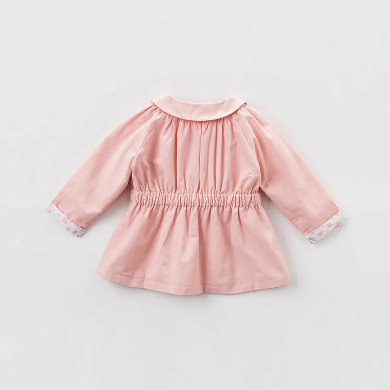 DBM6964 dave bella spring baby girls coat kids pink clothes children high quality lovely | Детская одежда и обувь