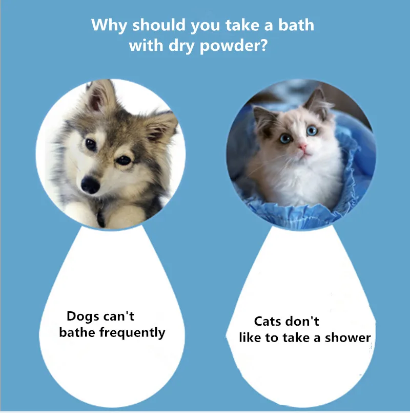 Шампунь для сухой чистки домашних животных удаление пятен и запахов собак