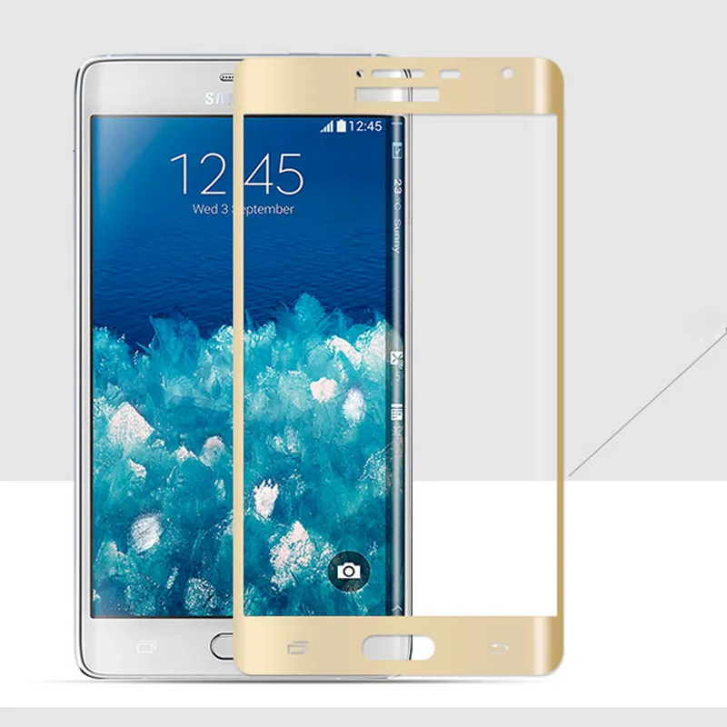 6D изогнутый протектор экрана из закаленного стекла для Samsung Galaxy Note Edge N9150 9H