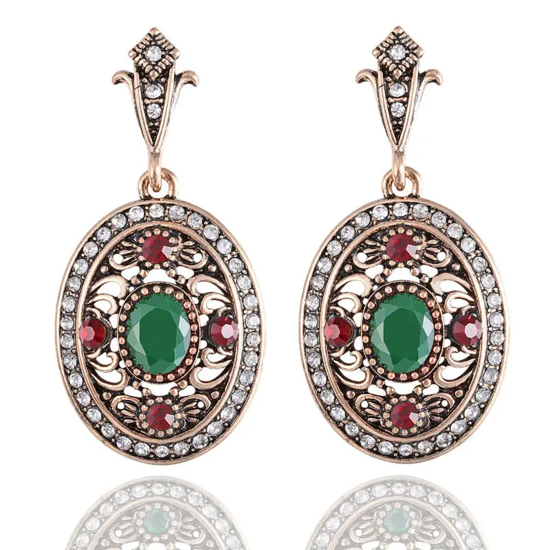 Женские винтажные Серьги Joyme Boho большие висячие серьги на клипсе золотого цвета с