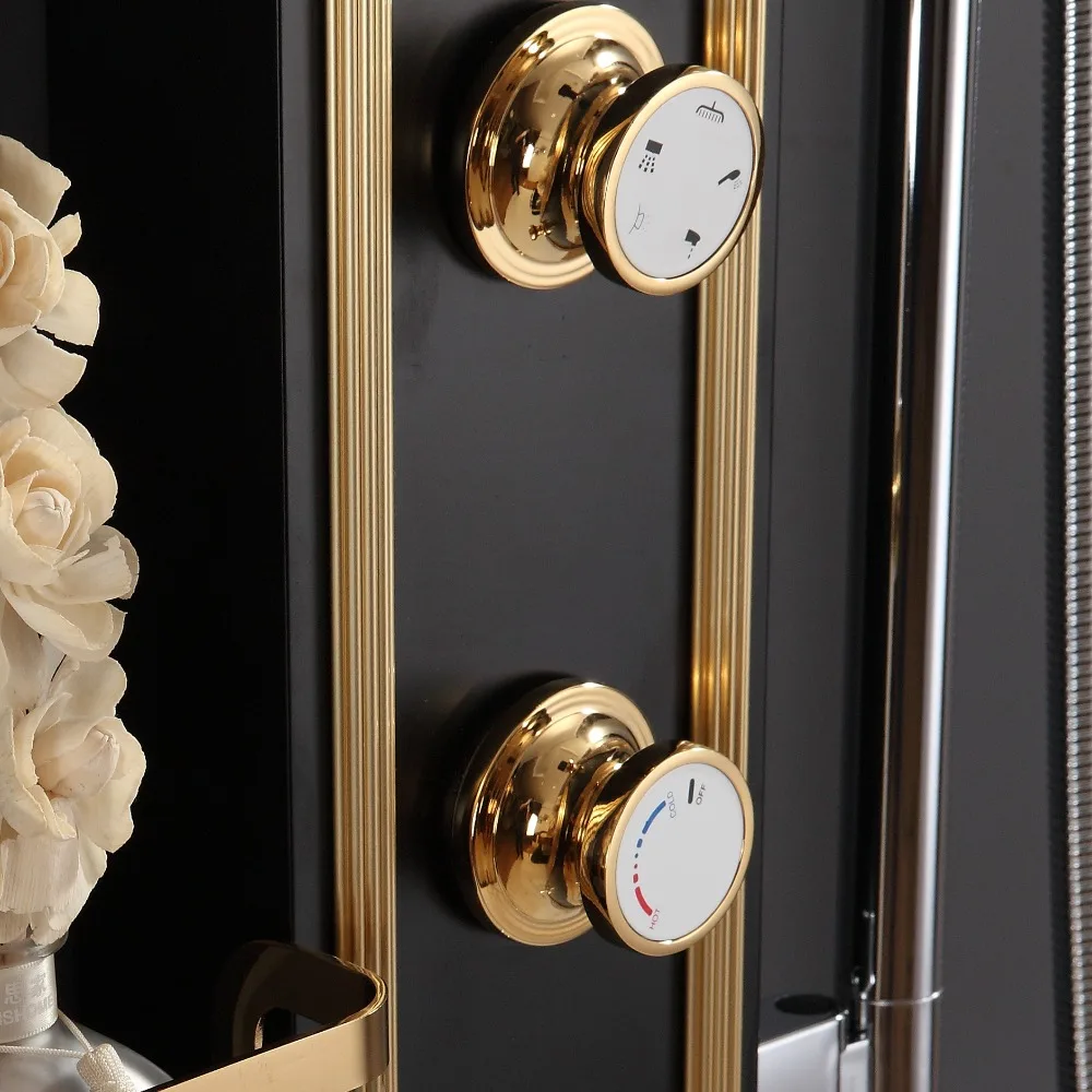 Душевая панель из нержавеющей стали Haliaeetus с водопадом для дождя настенная спа