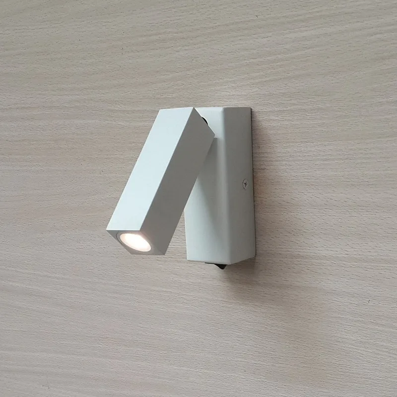 Новинка! Проводная лампа для чтения в минималистическом стиле матовая белая с