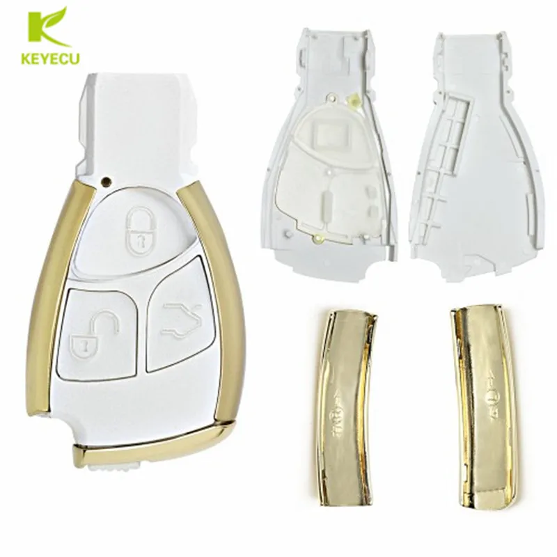 KEYECU Replacement Modified New Smart Remote Key Shell Case Fob 3 Button for Mercedes-Benz CLS C E S | Автомобили и мотоциклы