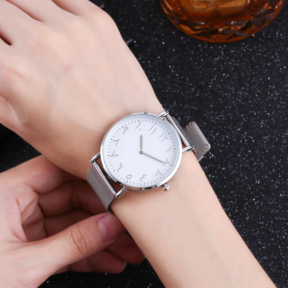 Лидирующий бренд роскошные мусульманские Арабские женские часы Дамская мода