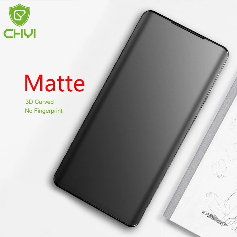 CHYI матовая пленка без отпечатков пальцев для oneplus 9 8 7T Pro 7 3D изогнутая защита