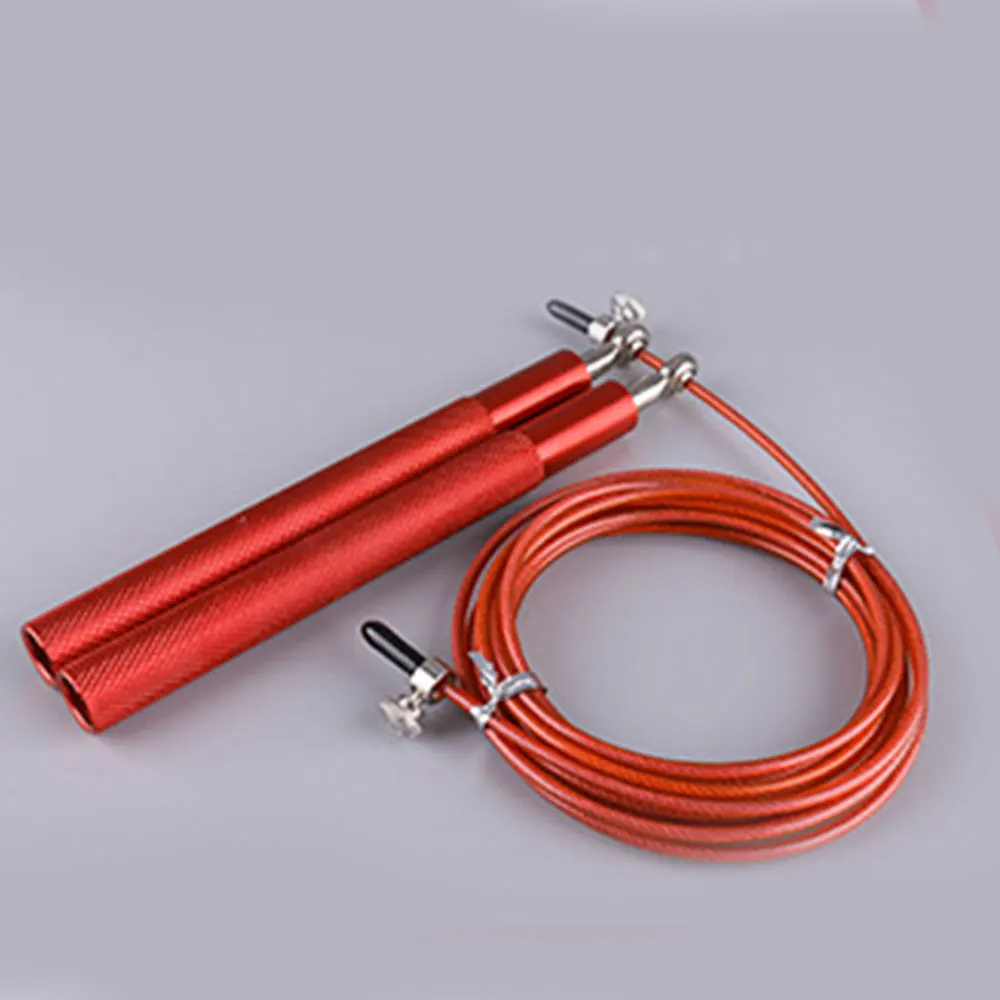 3 м Регулируемый Скакалка скорость стальная проволока ручка скакалки Кроссфит