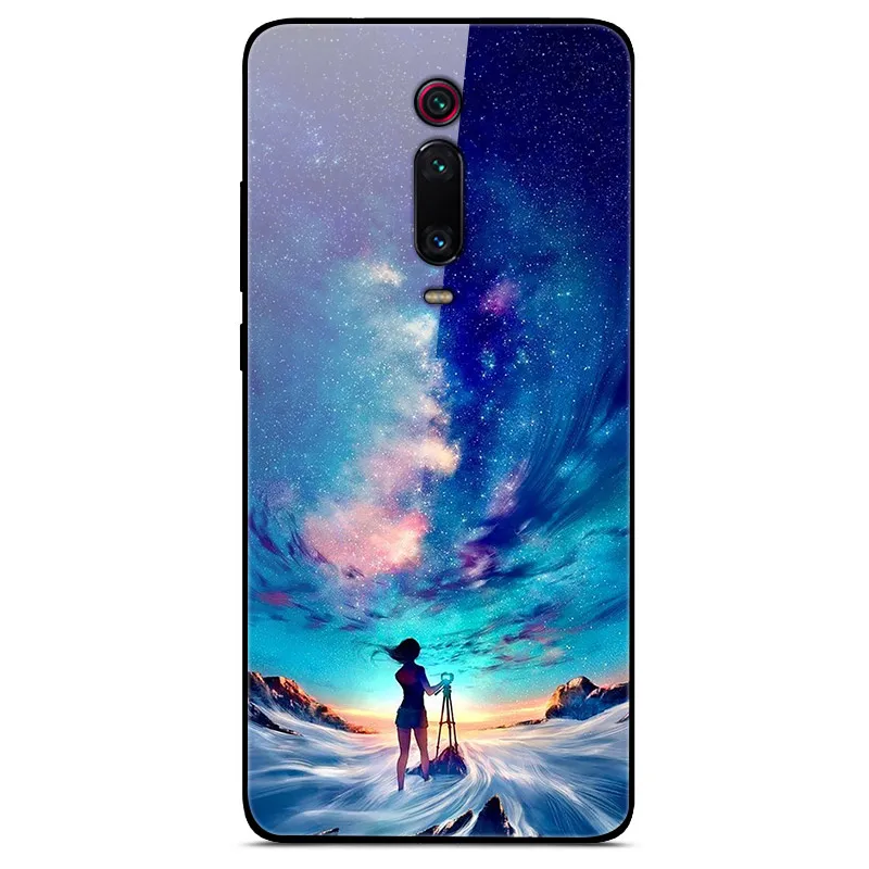 05 Для Xiaomi mi 9T Red mi K20 Pro Чехол закаленное Стекло Чехол Жесткий для задней панели чехол для телефона для Xiao mi Red mi K20 Pro mi 9T Pro ТПУ бампер чехол s - Цвет: 05