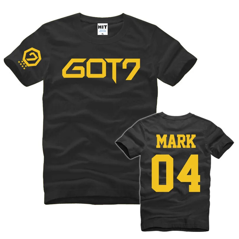 

GOT7 MARK 04 Fans Men's T-Shirt T Shirt For Men 2016 New Short Sleeve O Neck Cotton Fashion Top Tee Camisetas Hombre