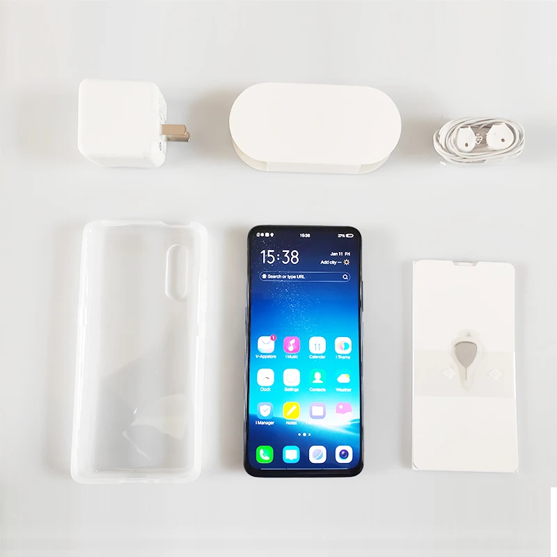 Vivo X27 оригинал Android Qualcomm 6 39 дюймов FHD + смартфон 2340x1080 48MP 4 камеры Восьмиядерный 4000