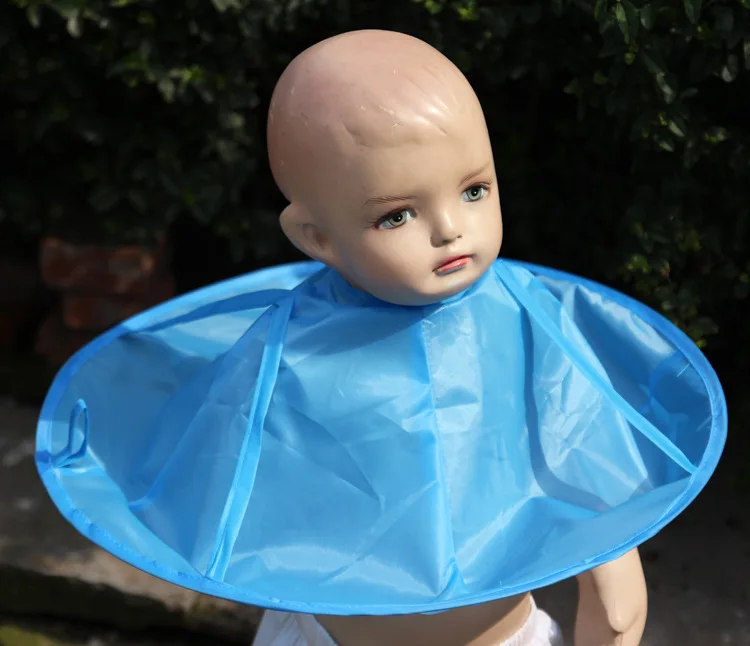 baby Hair Cutting Cape Haircut Gown Hairdresser Apron Blue Cloak Clothes Waterproof Barber for Salon Special Styling |