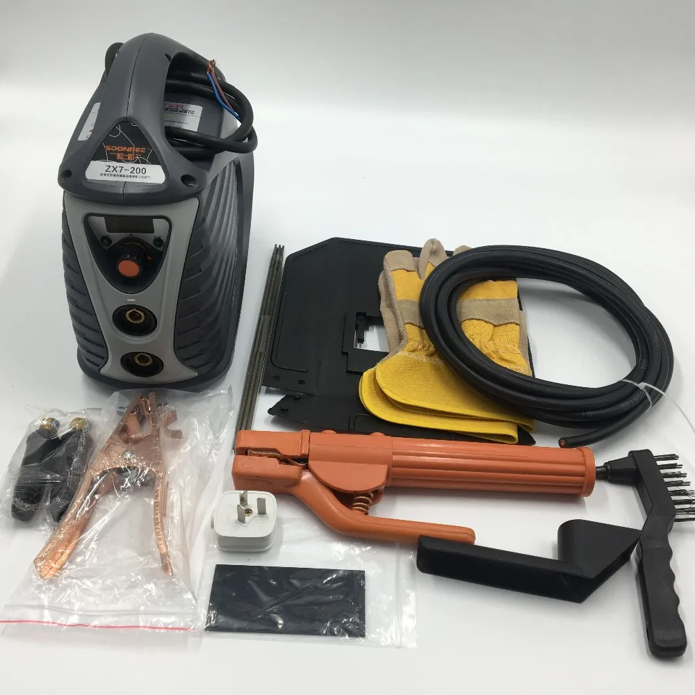 Водонепроницаемый мини ручной сварочный аппарат инвертор AC220V MMA ARC Welders 200A IGBT