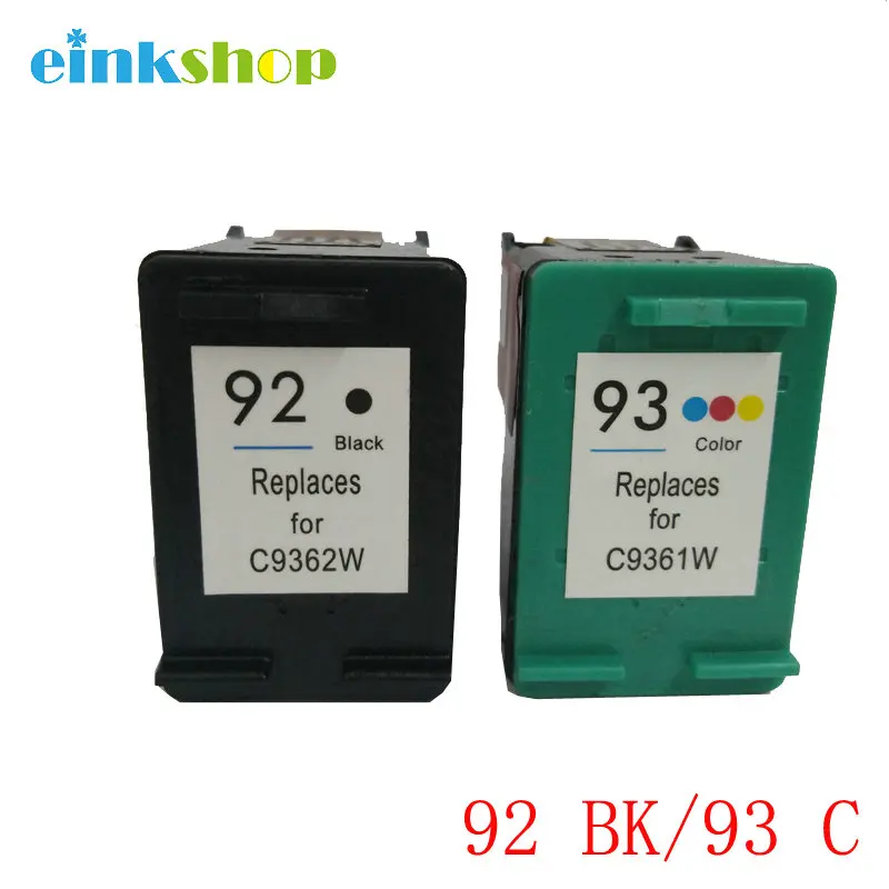 Einkshop Восстановленный чернильный картридж совместимый для hp 92 93 PhotoSmart C3100 C3110 C3150