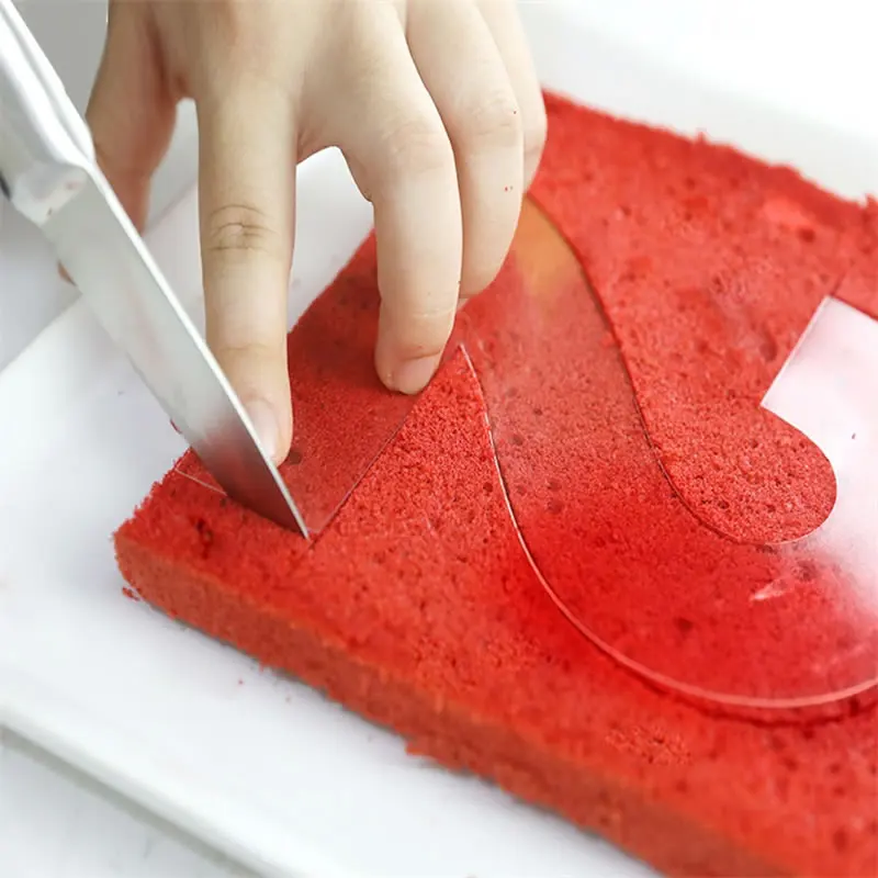 KMYC пластик номера Форма торт резак цифровой штамповки помадка формы для свадьбы