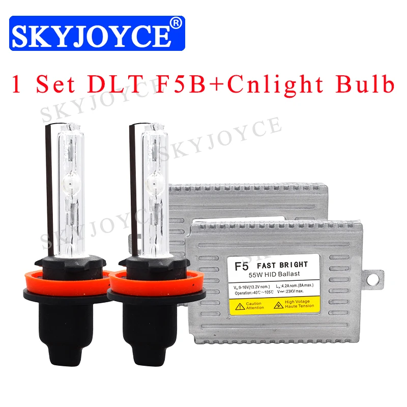 55 Вт Cnlight HID комплект оригинальный DLT F5 ксеноновый балластный реактор 45 H1 H7 H11 D2H