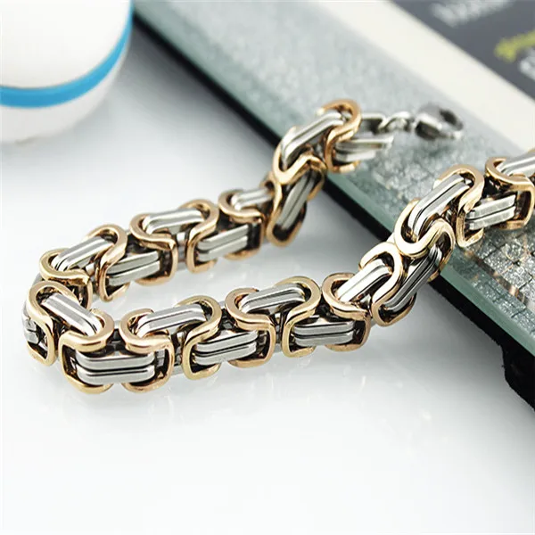 Высококачественная Нержавеющая Сталь Титана Стали Мужчины Отдыха Браслет