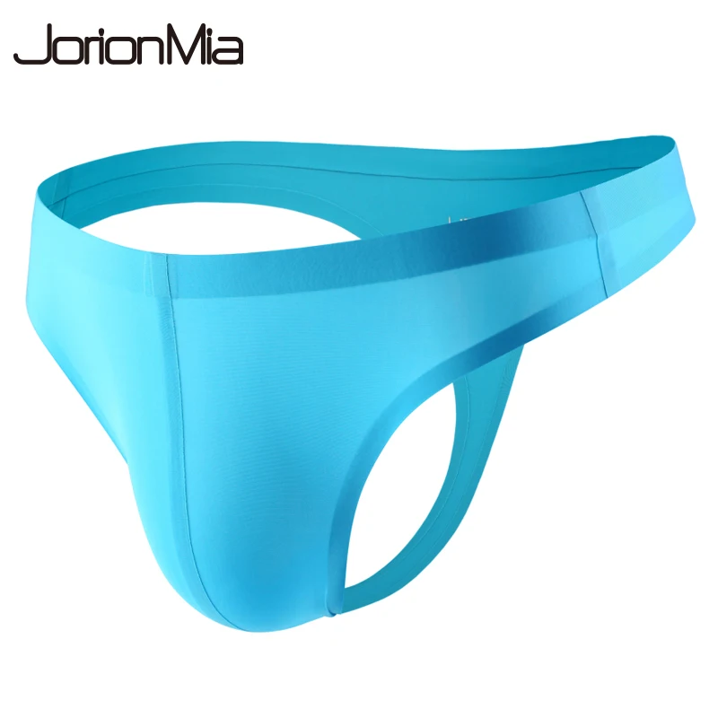 Трусы-стринги мужские Бесшовные пикантное нижнее белье трусы с карманом для