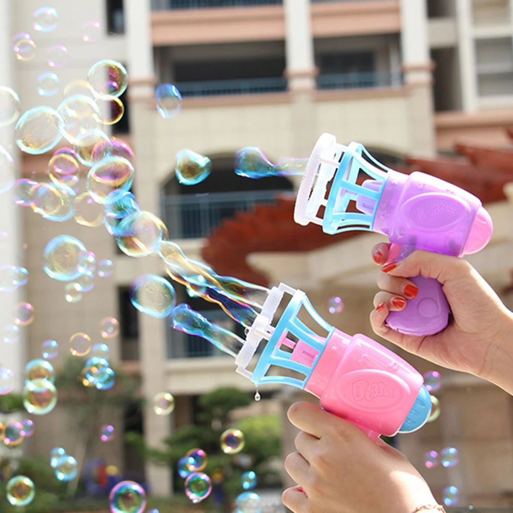 Новый летний Забавный волшебный Автоматизация мыльные пузыри Электрический