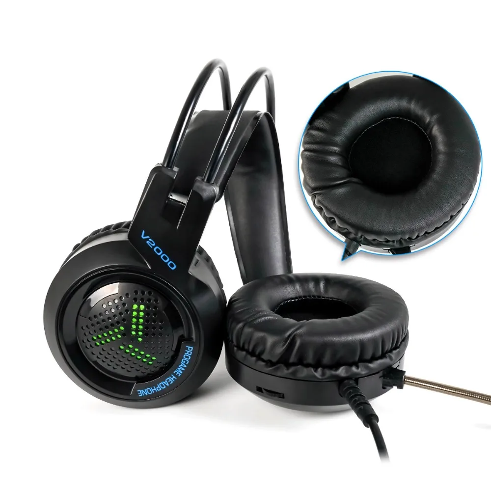 ПК игровая гарнитура 7 1 Gamer Surround Sound Bass Стерео Игровые наушники с микрофоном